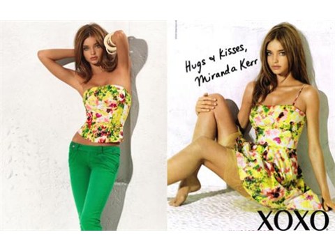 Miranda Kerr khoe dáng đẹp trong trang phục của XoXo 