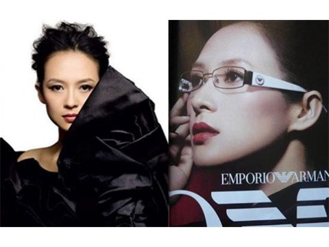 Chương Tử Di kiêu sa với thời trang Emporio Armani  