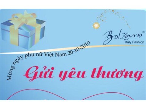 Bolzano giảm giá 40% nhân dịp 20/10  